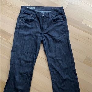 Citizens of humanity high rise wide leg jeans